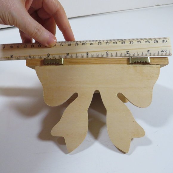 Solid Wood Bow Shelf ONE ITEM - Picture 3 of 7